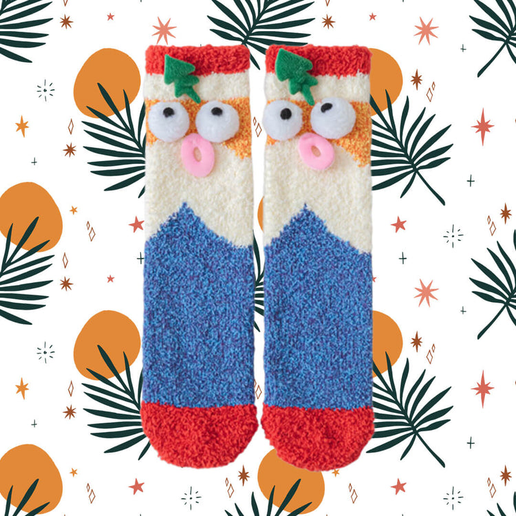 Fuzzy Christmas Socks | My Sockmates