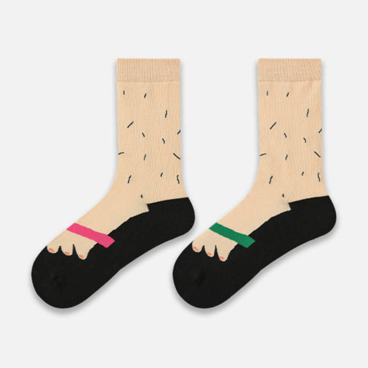 Bae & Boo Slippers Socks | Crew Socks | My Sockmates