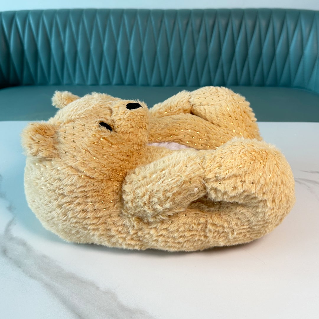 Classic Teddy Bear Slippers | Cute House Slippers | My Sockmates