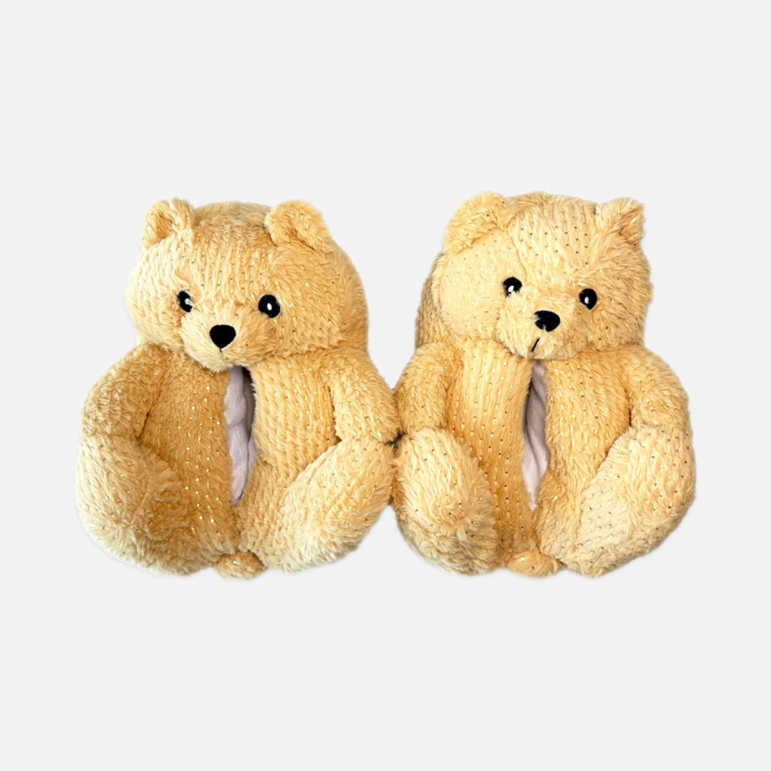 Teddy Bear Slippers | Cute House Slippers | My Sockmates