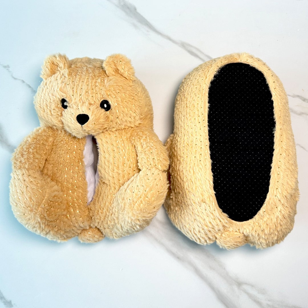 Teddy Bear Slippers | Cute House Slippers | My Sockmates