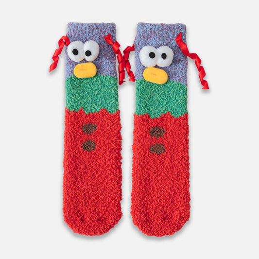 Holly Jolly Fuzzy Socks for Women | My Sockmates