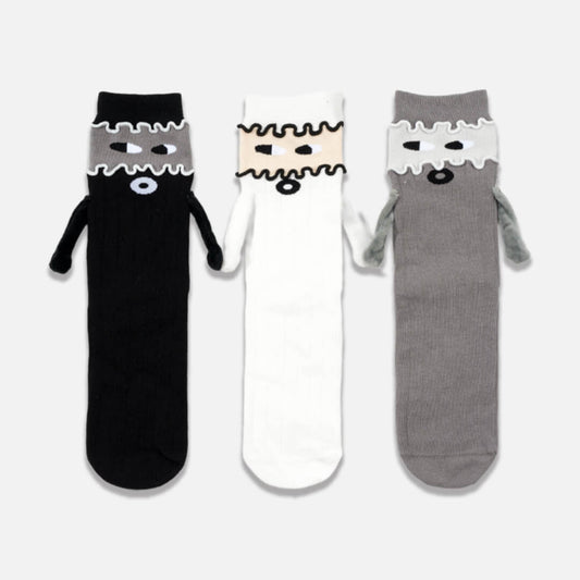 Masked Mischief Handholding Socks | My Sockmates