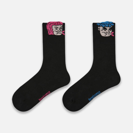 Sassy Smooch Socks | Funny Socks | My Sockmates