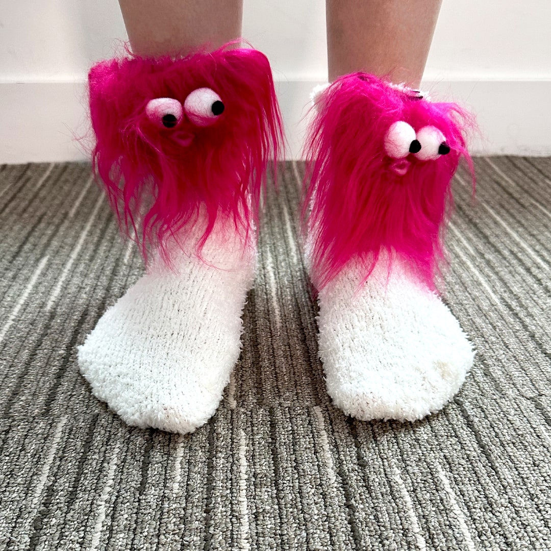 Silly Pal Fuzzy Socks for Women | My Sockmates | My Sockmates